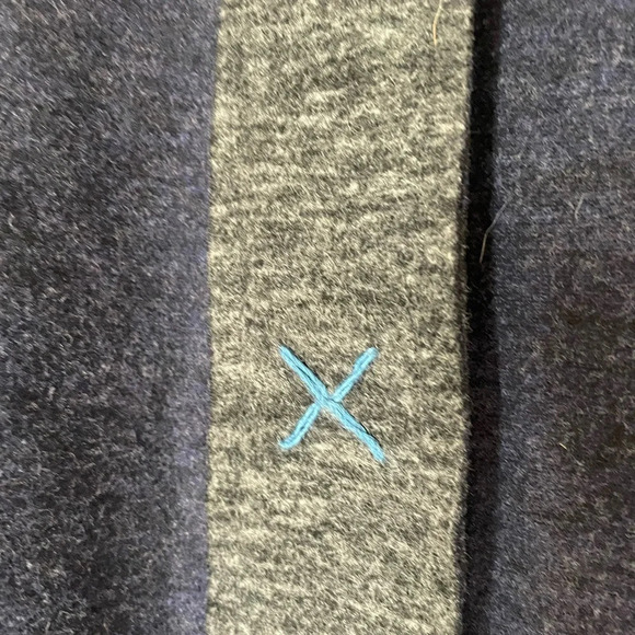 Habitat Snap Jacket Cardigan Blue & Grey Size Small - Picture 4 of 15